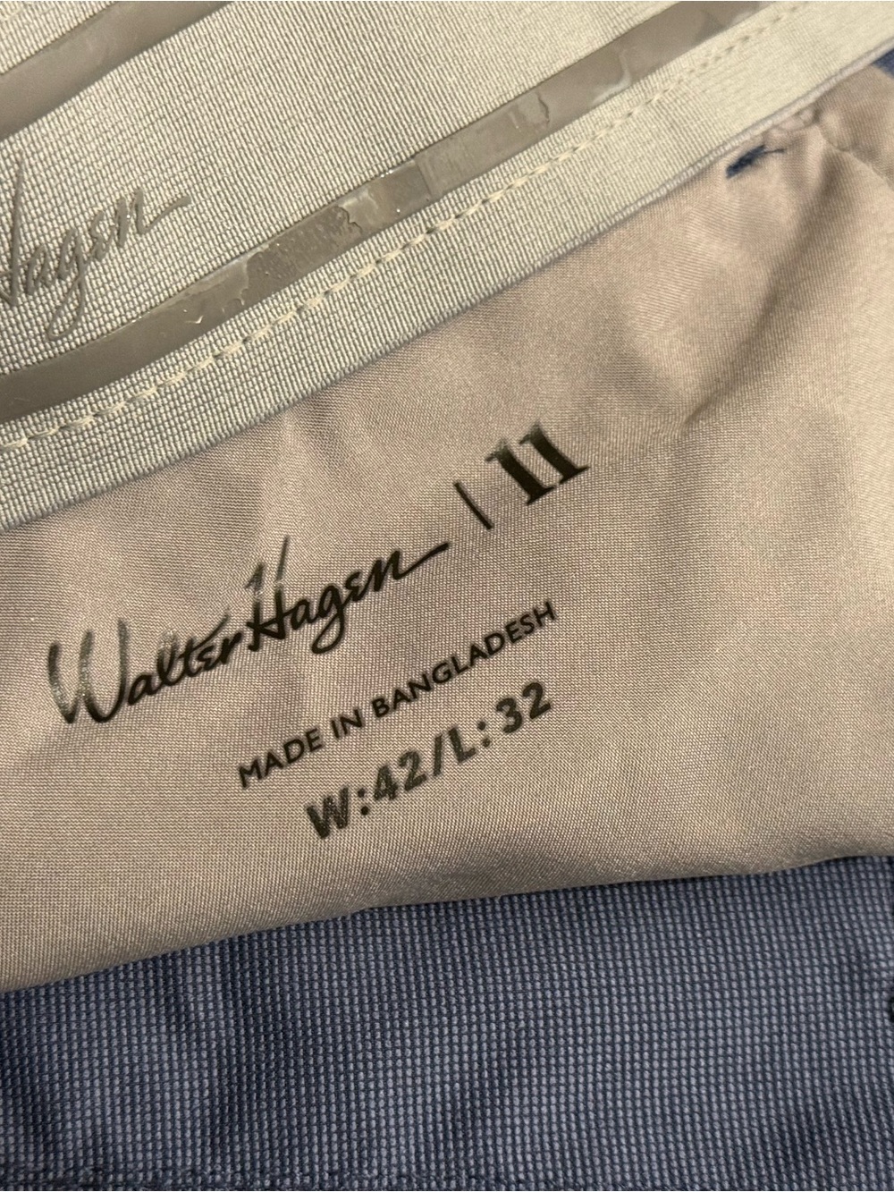 Walter Hagen Men’s Blue Performance Golf Pants – Size 42x32